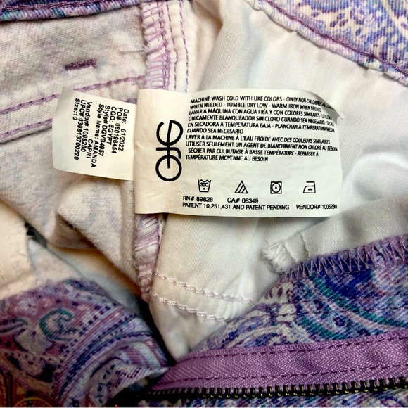 Gloria Vanderbilt Womens 10 Amanda Capri Jean Pants - Picture 8 of 9